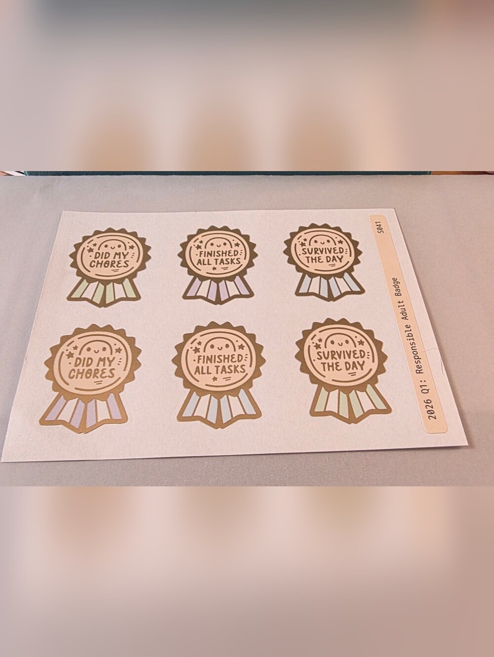 The Coffee Monsterz Co Gold and Cream Reward Sticker